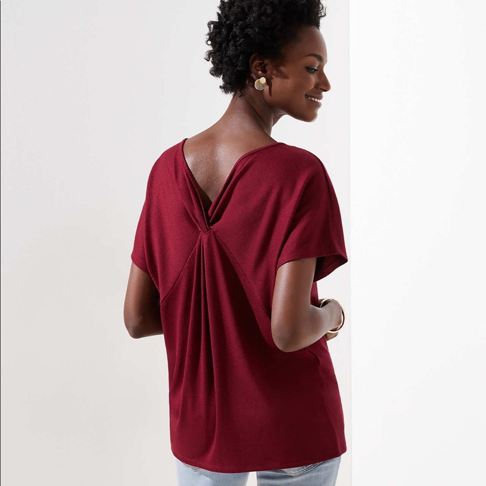 LOFT Knot Back Tee